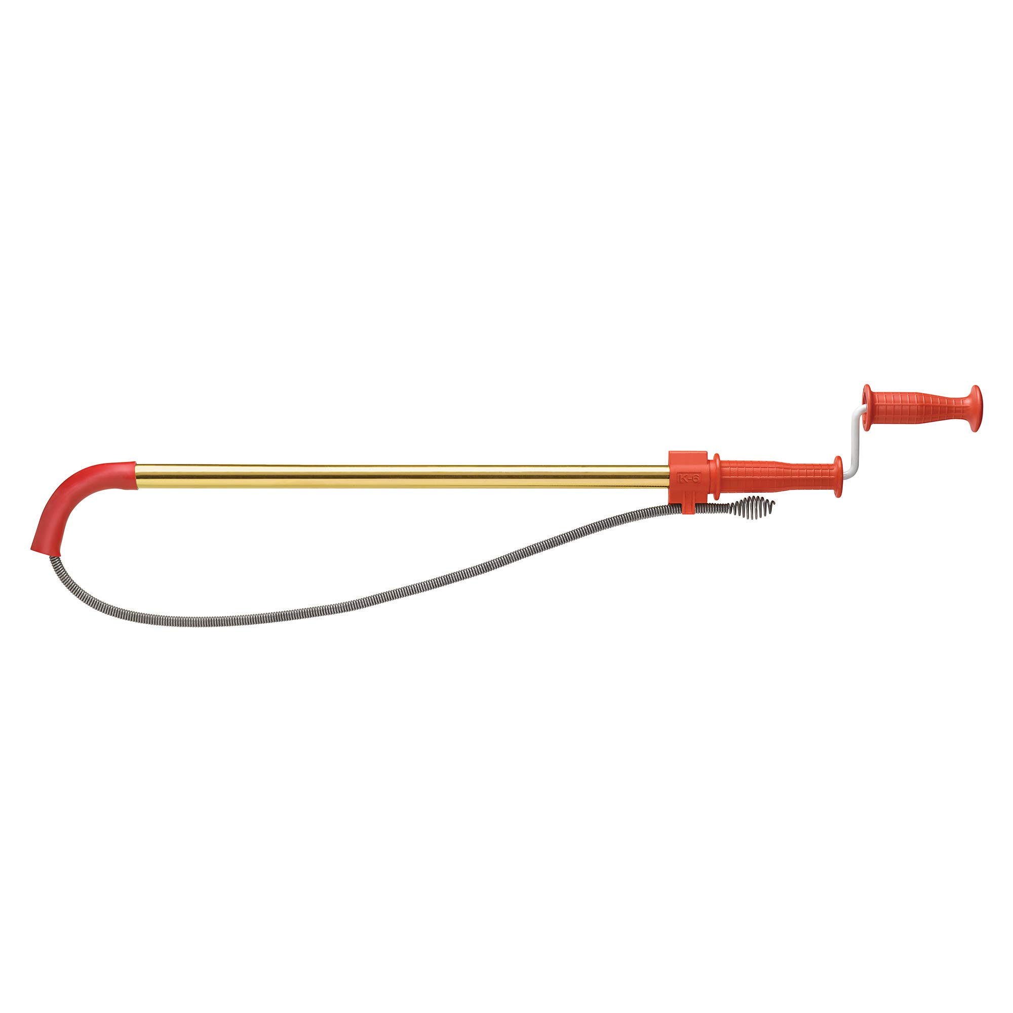 Ridgid 59797 K-6 Toilet Auger with Bulb Head - Heavy Duty Clog Remover for Toilets, Sinks & Drains - Professional Plumbing Tool for Home & Commercial Use