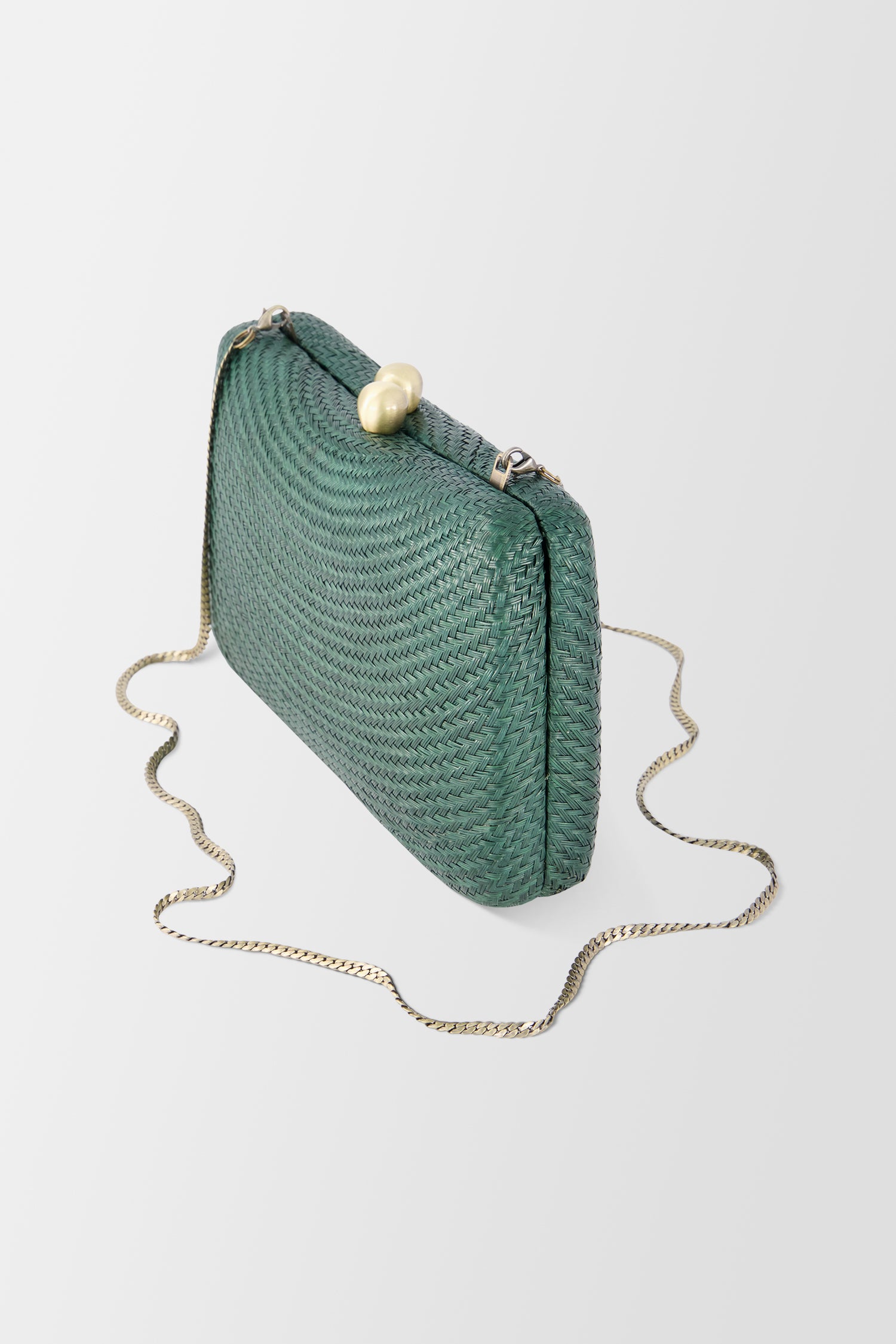 Serpui Green Marissa Bun Clutch - Stylish Hair Accessory for Women | Perfect for Weddings, Parties & Everyday Use