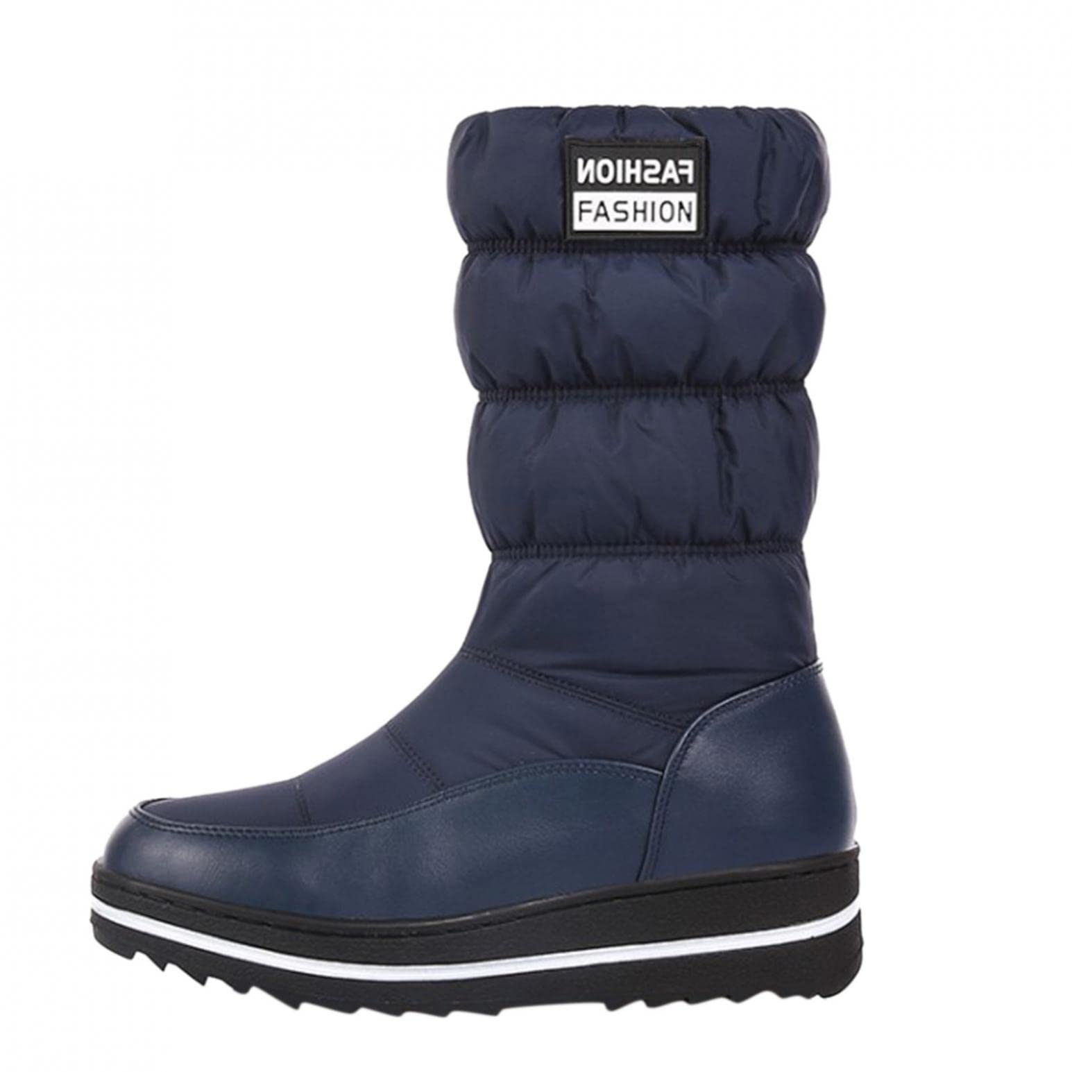 Women's Winter Boots - Waterproof, Breathable & Warm Lined Pull-On Booties for Outdoor Walking | Fashionable Cold Weather Shoes for Snow, Hiking & Daily Commute