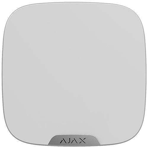 Wireless Outdoor Siren with Clip Lock - AJAX 42847.61.WH3 Security Alarm System for Home & Business Protection - Weatherproof White Siren for Enhanced Safety