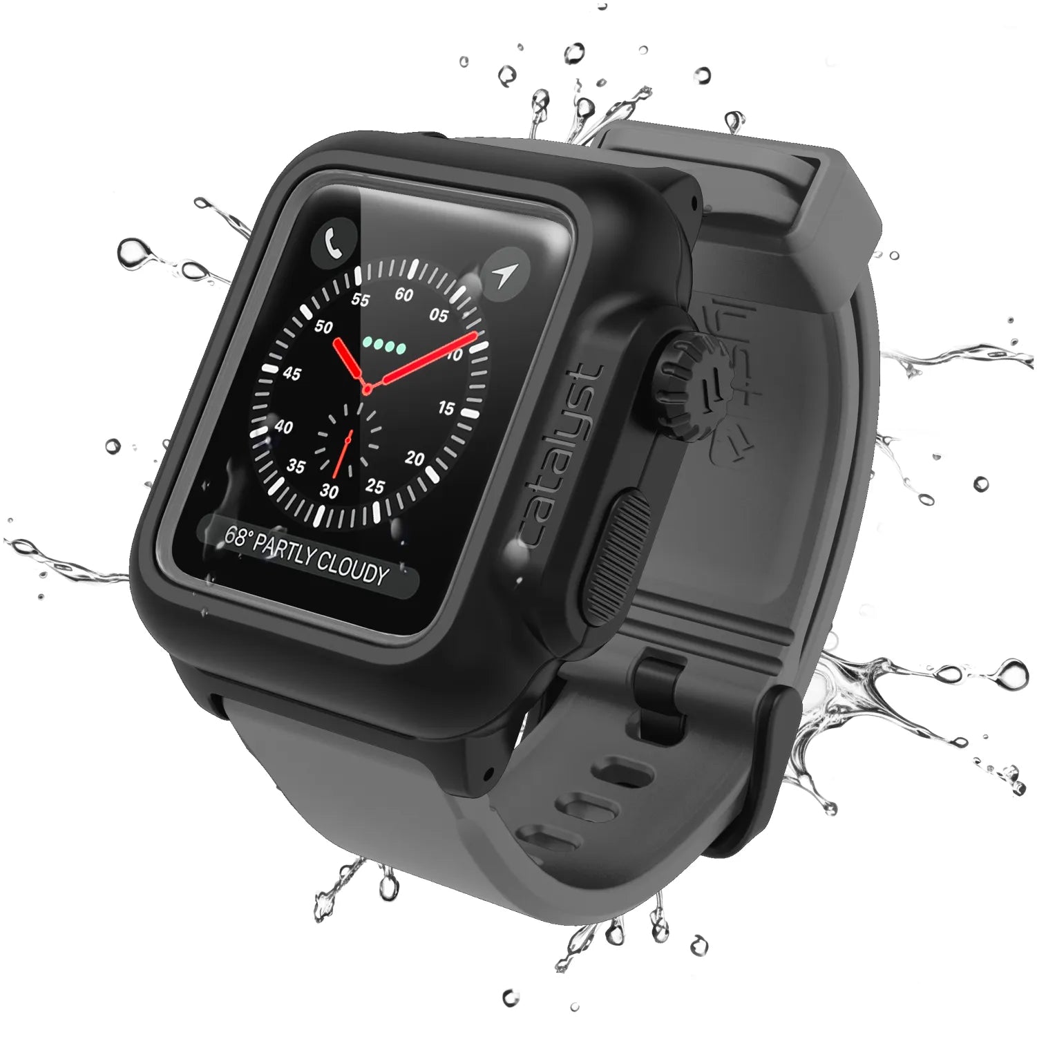 42mm 100M Waterproof Case with Band for Apple Watch Series 3/2 - Durable Protection for Swimming, Surfing & Outdoor Activities