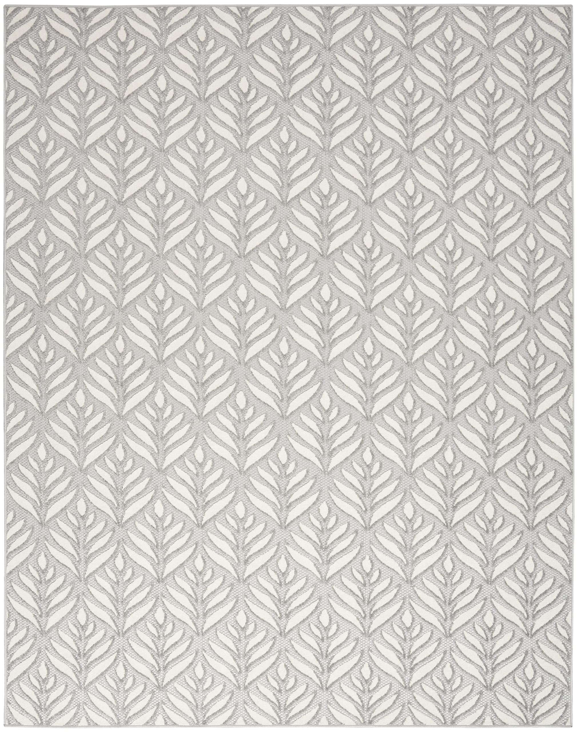 Nourison Aloha Indoor/Outdoor Grey 3'6