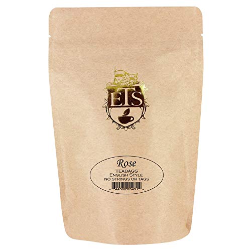 Premium Rose Flavored Black Tea Bags - 25 Count | Fragrant Floral Tea for Relaxation & Afternoon Tea Time | Perfect for Gifts, Office & Home Use