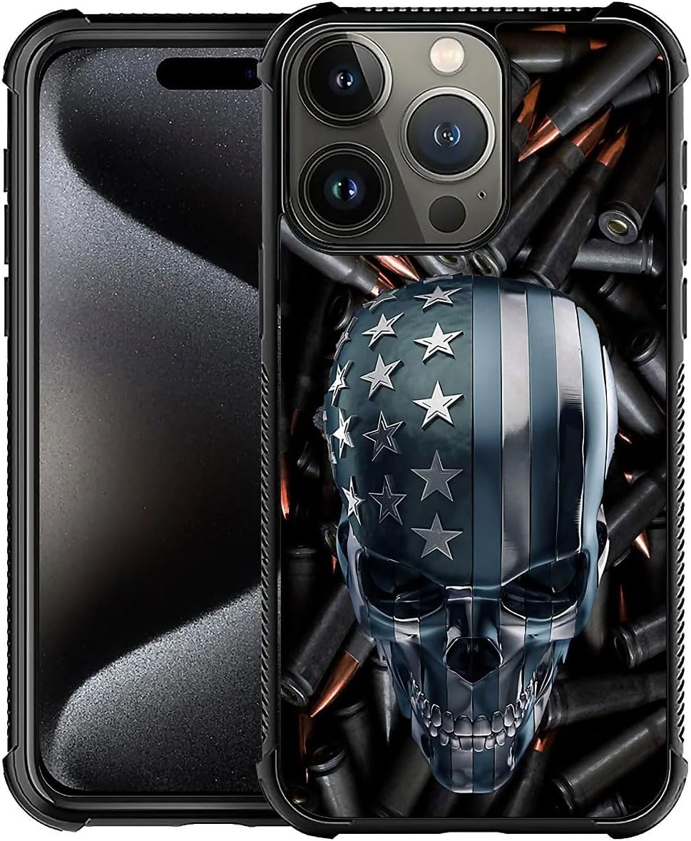 Bullet skull flag