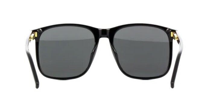 Gucci GG 1041S 001 Black/Gray square Unisex Sunglasses