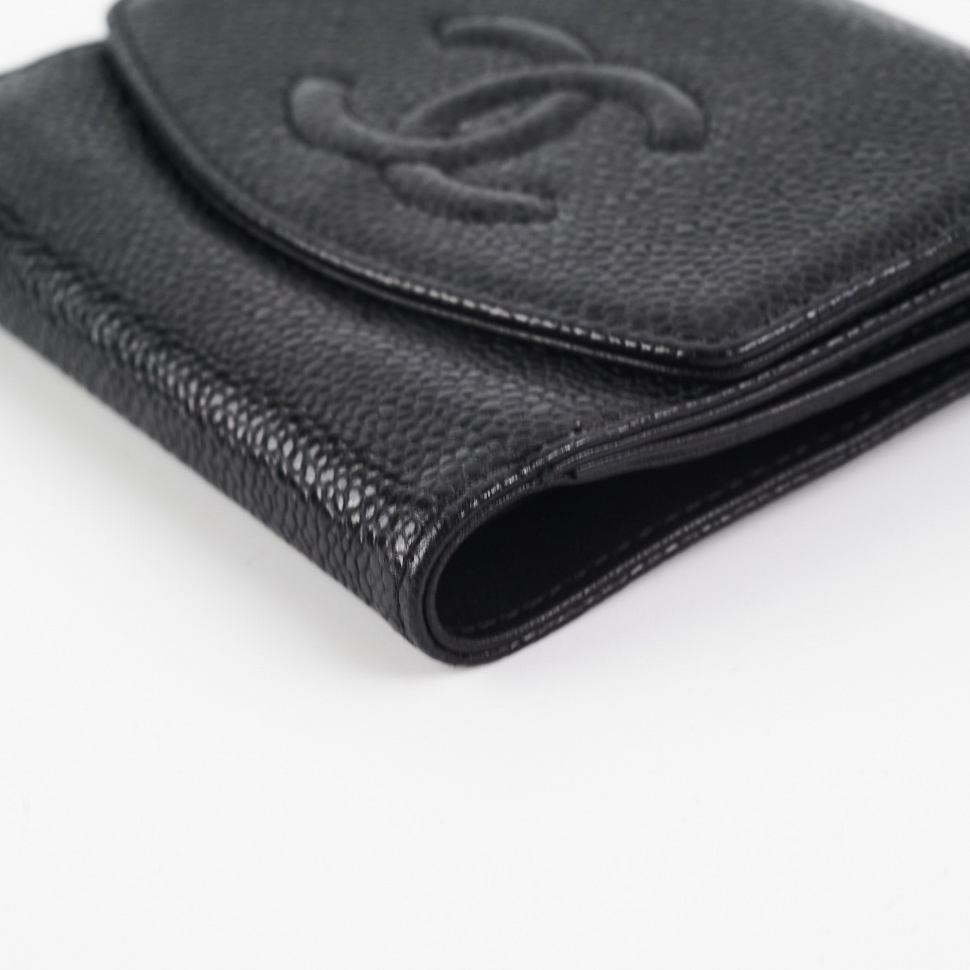 Chanel Caviar Timeless Wallet Black - Luxury Leather Wallet for Women - Perfect for Everyday Use & Special Occasions