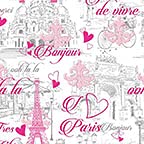 Graffiti Paris Pink