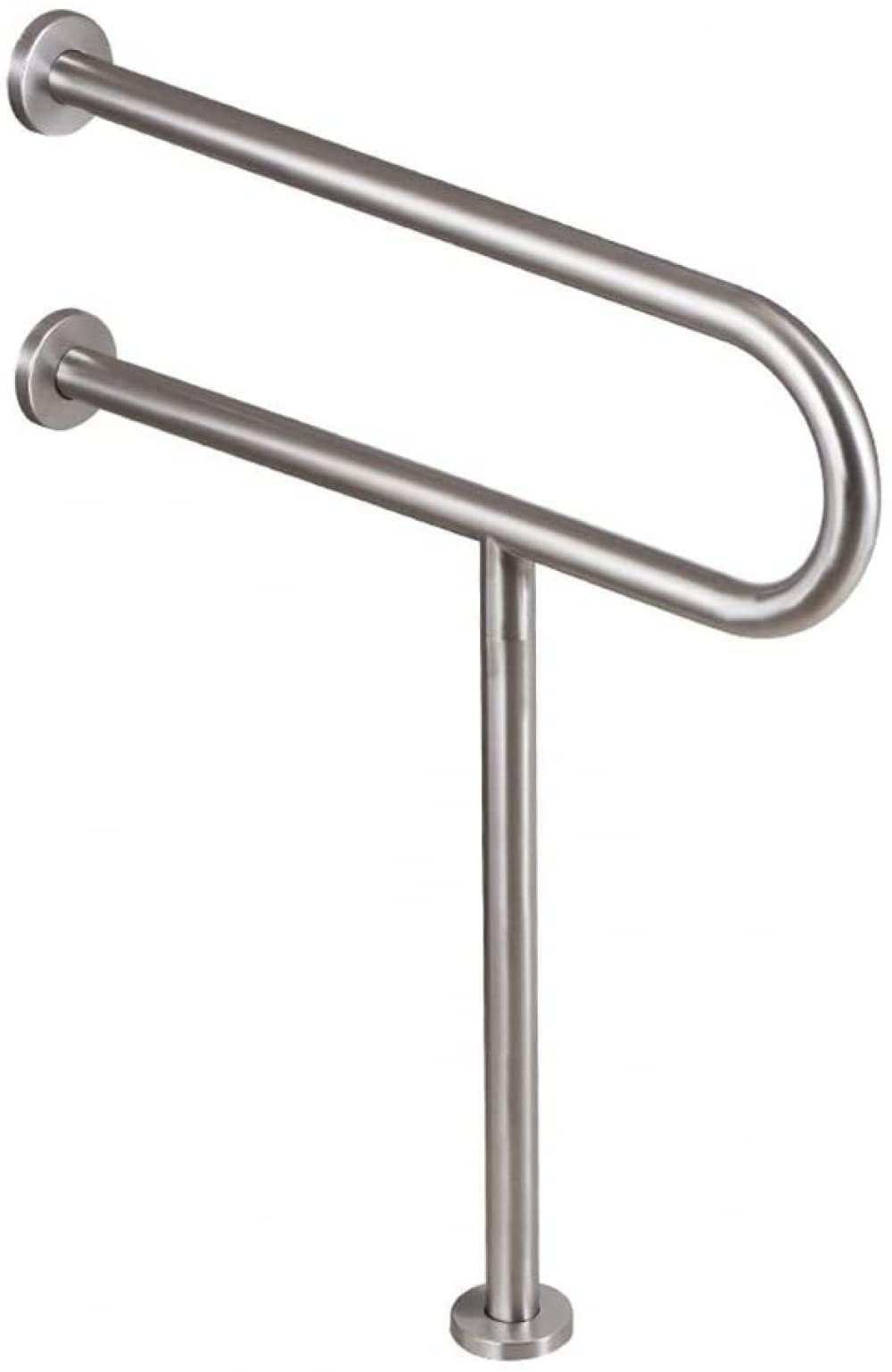 XD Designs Stainless Steel Grab Bars for Toilet & Shower - Elderly & Disabled Bathroom Safety Support - Bariatric Commode Hand Rail - Non-Slip Shower Assist Aid (Ideal for Seniors, People with Disabilities & Post-Surgery Recovery)
