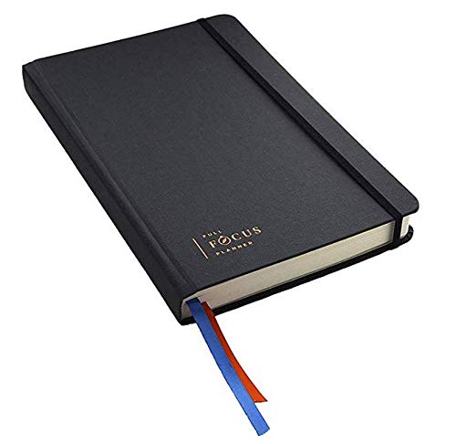 Full Focus Planner 2019 - Premium Black Hardcover Daily Planner & Productivity Journal for Goal Setting, Time Management - Perfect for Professionals, Students & Entrepreneurs