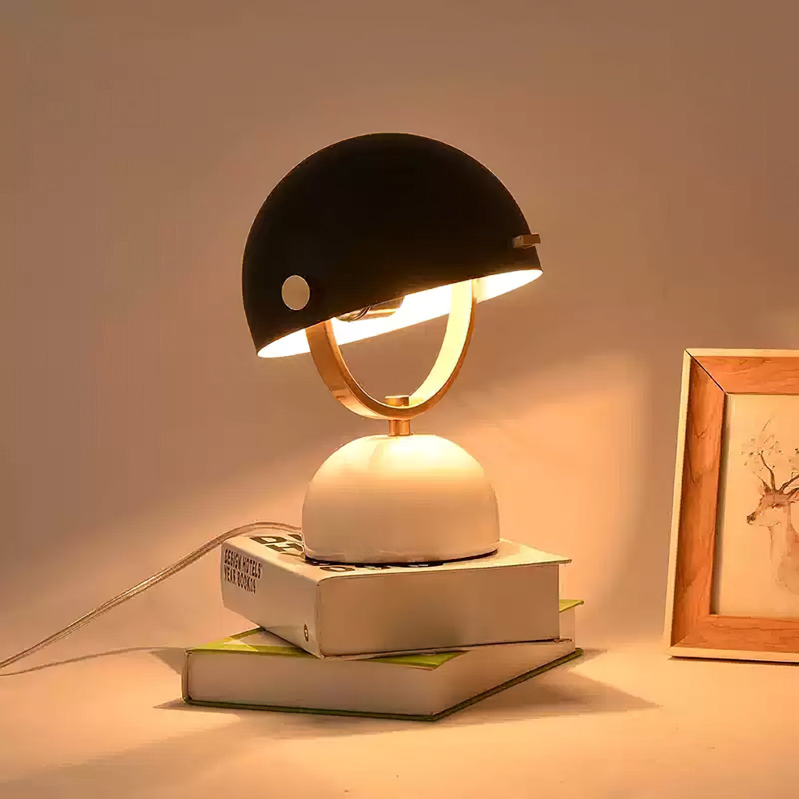 Modern Alginet Table Lamp - Adjustable LED Desk Light for Home Office, Bedroom, and Study | Energy-Efficient & Eye-Caring Lighting Solution for Reading, Working, and Relaxing