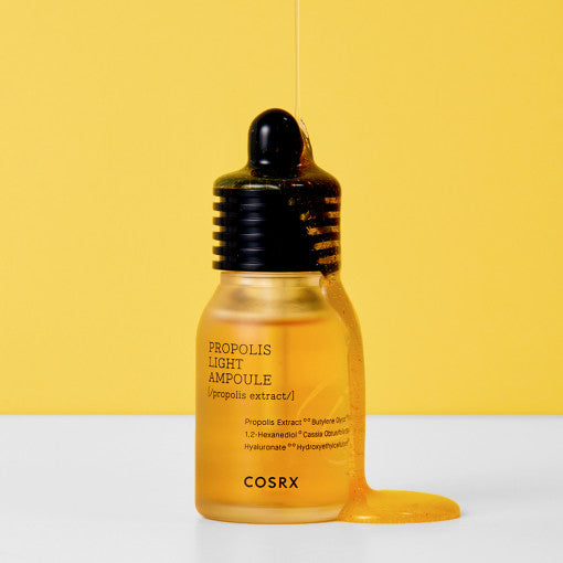 COSRX Full Fit Propolis Honey Glow Skin Care 4 Piece Set - Hydrating & Brightening Face Moisturizer Kit for Dry & Dull Skin - Perfect for Daily Skincare Routine & Nighttime Regimen