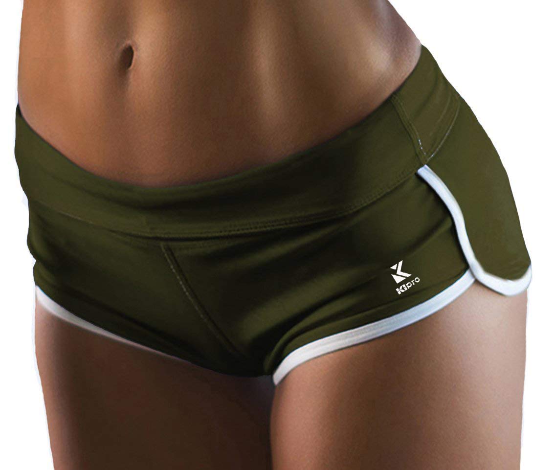 Kipro Women's High Waisted Workout Shorts - Yoga Running Gym Athletic Shorts with Pockets for Women | Perfect for Fitness, Pilates & Lounge Wear