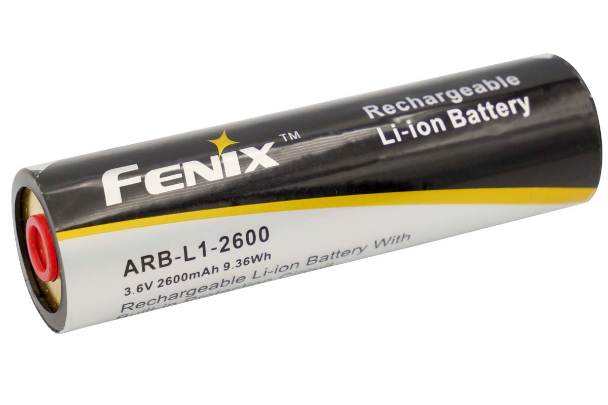ARB L1 2600mAh Rechargeable Lithium Battery - Long Lasting Power for Flashlights, Cameras, and Electronic Devices