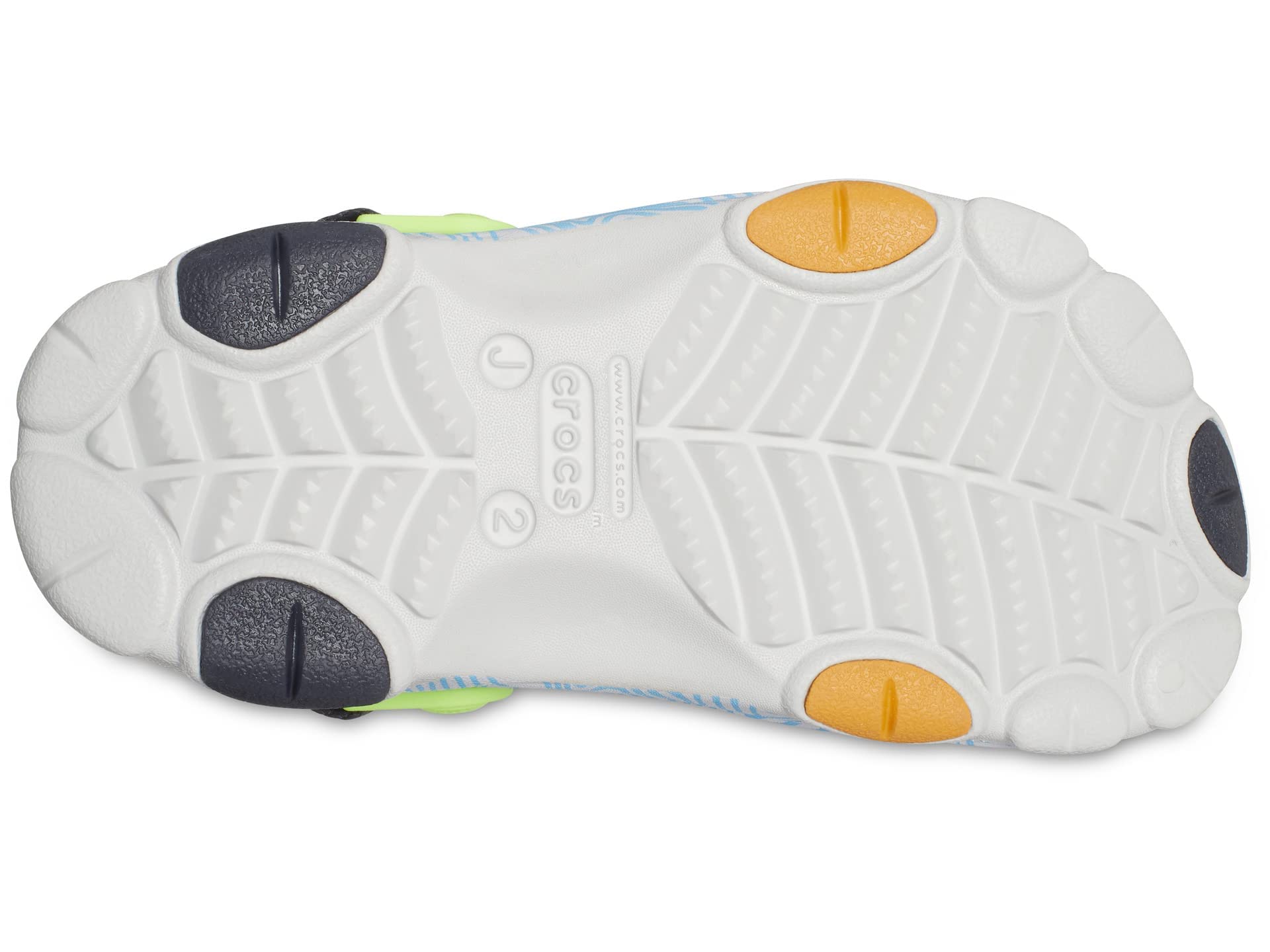Crocs Unisex-Child All Terrain Clogs with Adjustable Heel Strap - Comfortable Waterproof Kids Shoes for Outdoor Play, Beach & Pool Activities