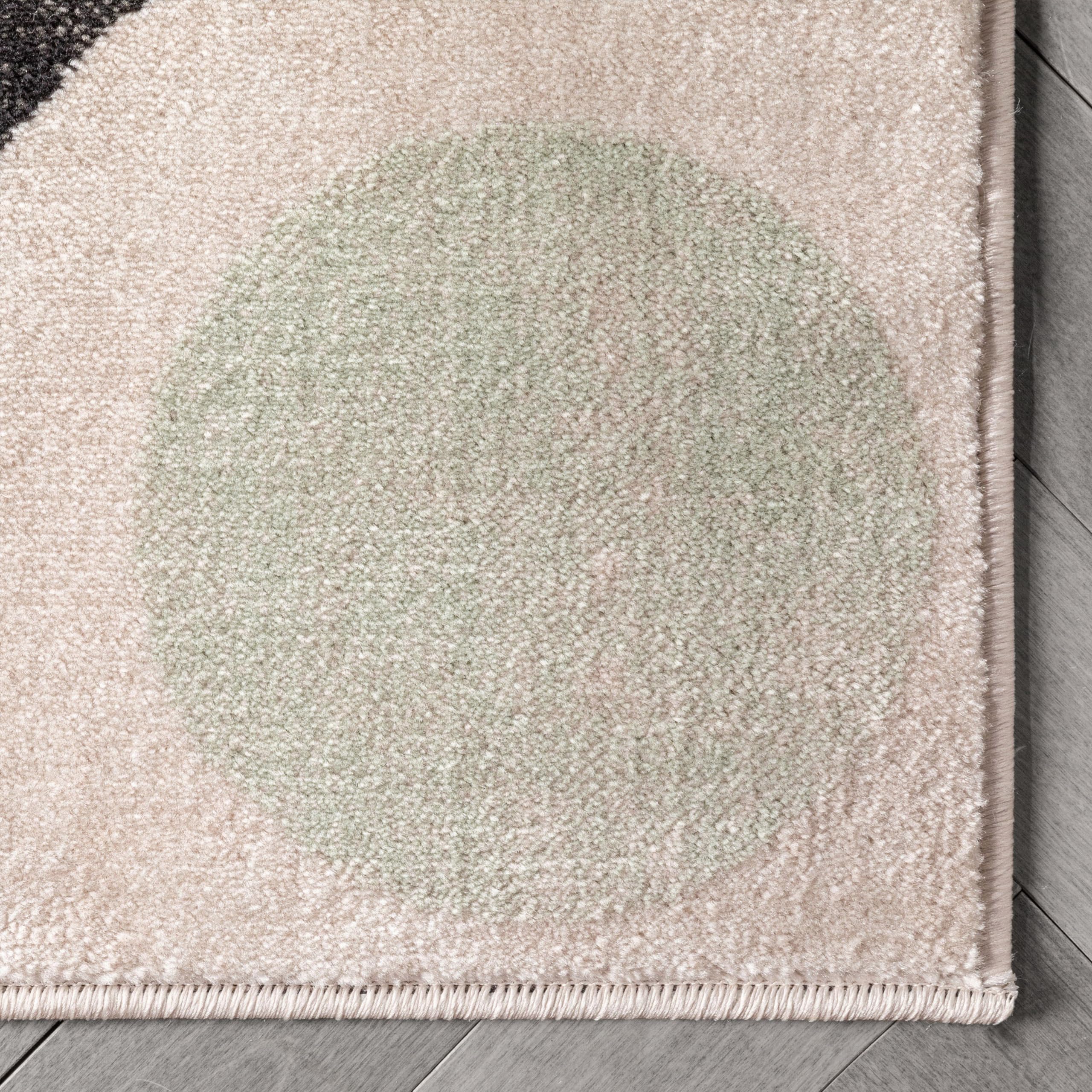 Well Woven Barclay Collection Avi Grey Green 5x7 Area Rug - Soft Modern Non-Slip Rug for Living Room, Bedroom, Dining Room - Perfect for Home Decor, Office, and High-Traffic Areas