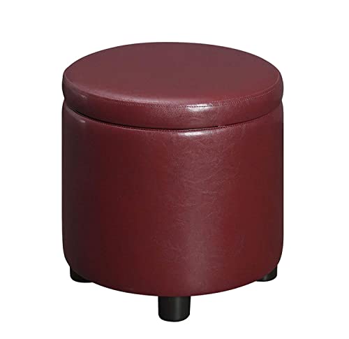 Burgundy Faux Leather