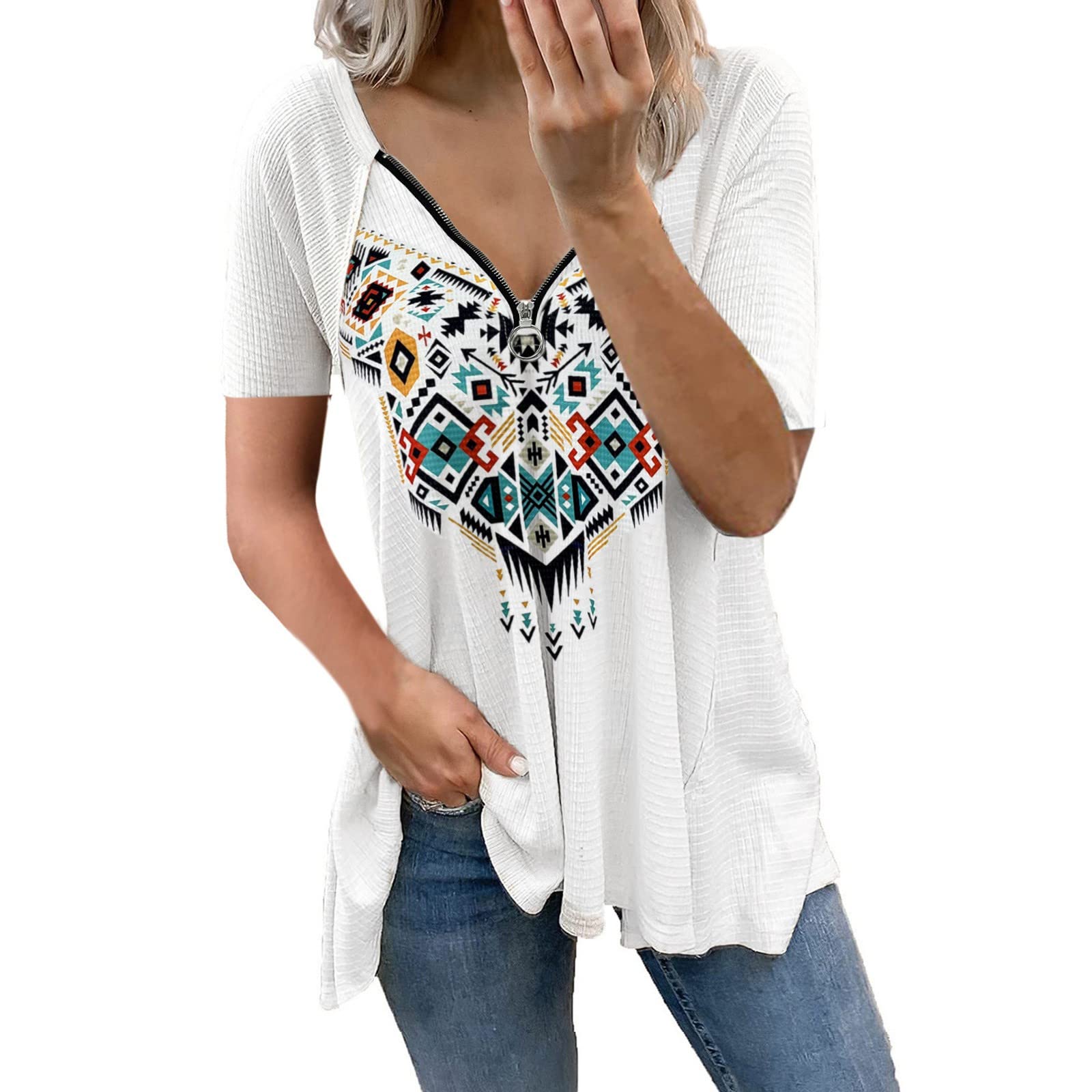 Women's Long Sleeve Crewneck Sweatshirts & Tunic Tops - Casual Loungewear for Leggings, Yoga, and Everyday Wear | Short Sleeve Shirts for Women