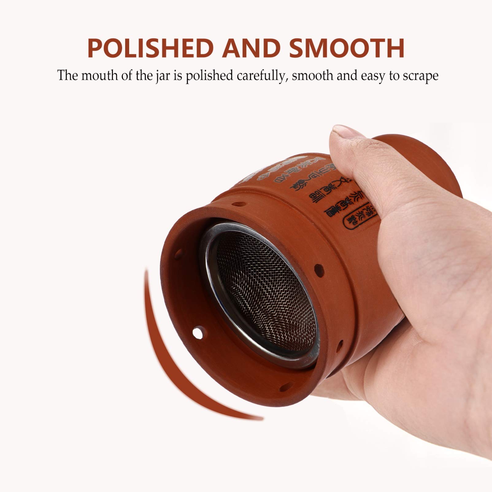 Portable Moxibustion Pot with Moxa Cone - Moxa Burner & Scraping Pot for Acupuncture Therapy & Pain Relief - Perfect for Home Use, Spa, and Traditional Chinese Medicine Treatments