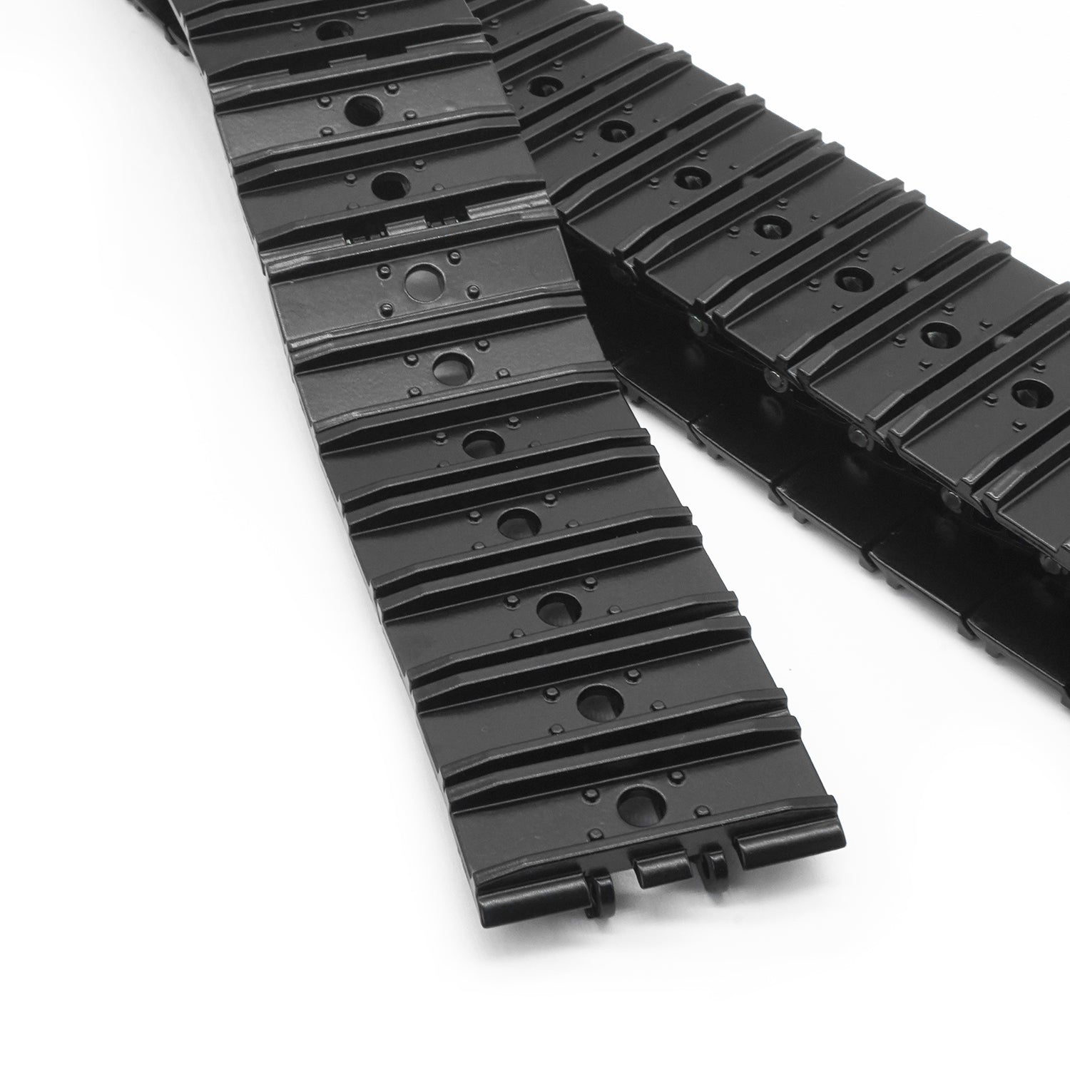 1 Pair 50MM Metal Tracks for 1/14 Scale RC Hydraulic Excavator | DIY Electric Digger Remote Control Toy Parts | Perfect for Construction Model Play & RC Vehicle Accessories