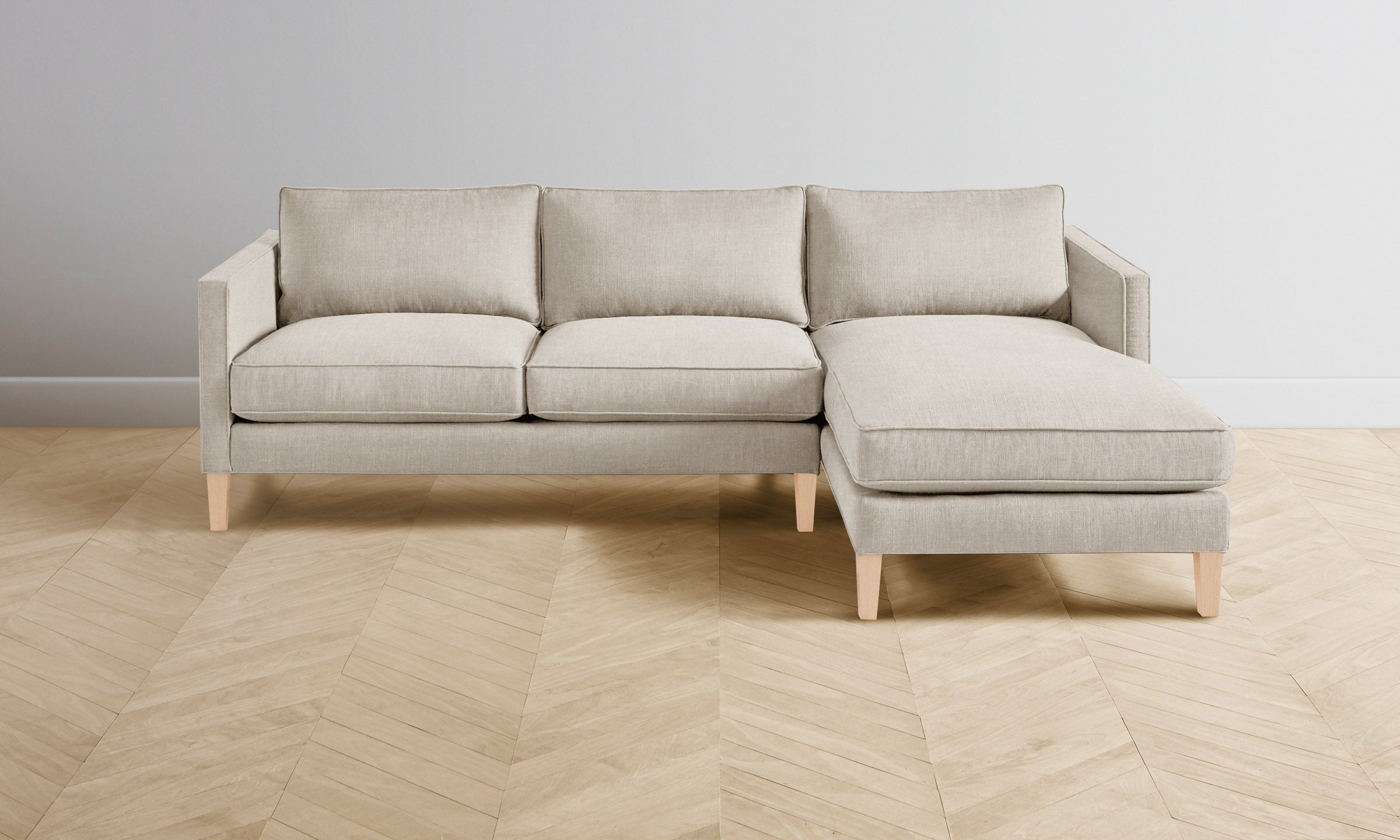 Premium Crosby Sectional Sofa with Heritage Belgian Linen Upholstery - Luxury Comfort for Living Room, Lounge & Family Gatherings