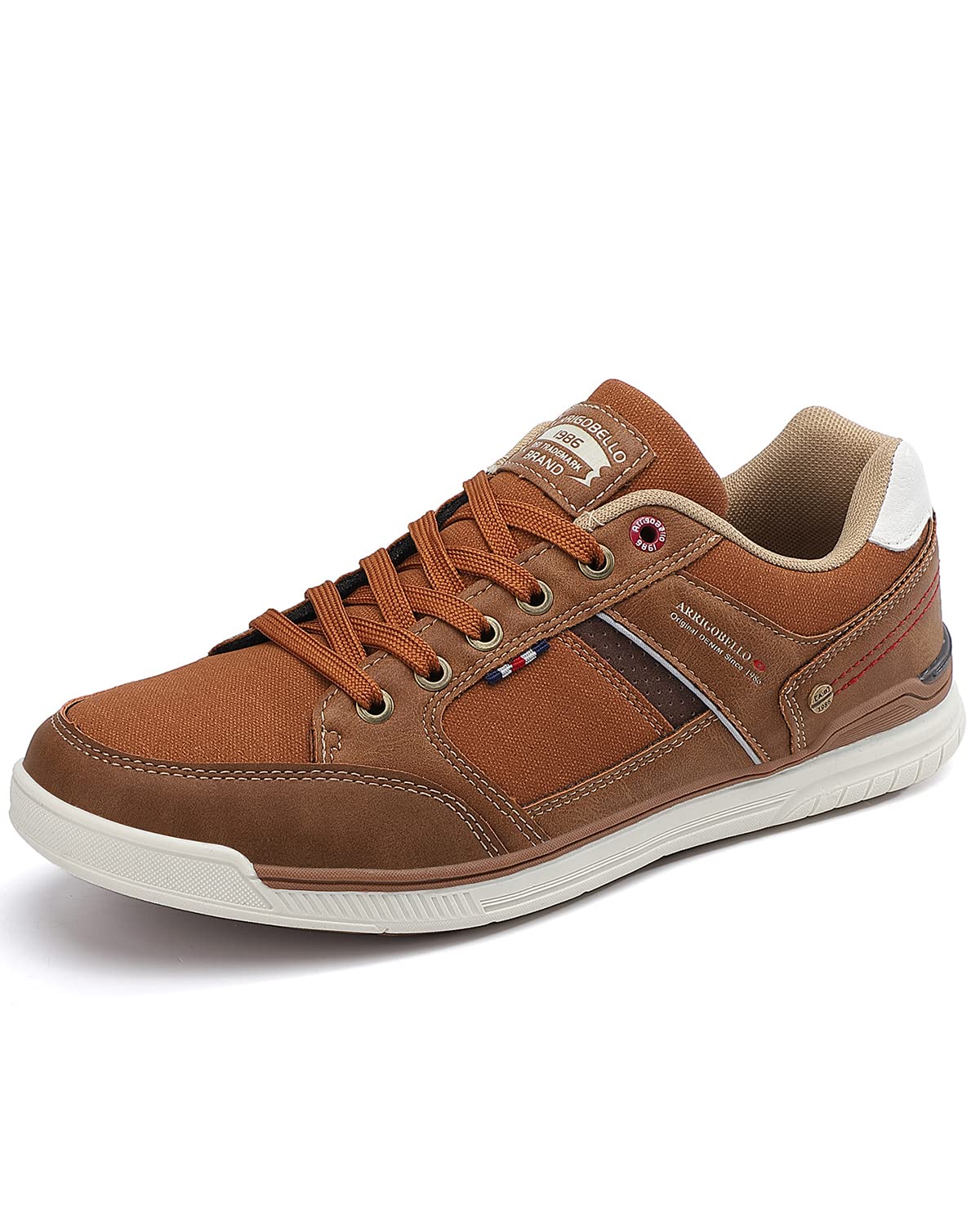 ASTERO Men's Fashion Sneakers - Casual PU Leather Walking Shoes for Comfort & Style | Perfect for Daily Wear, Work, and Outdoor Activities