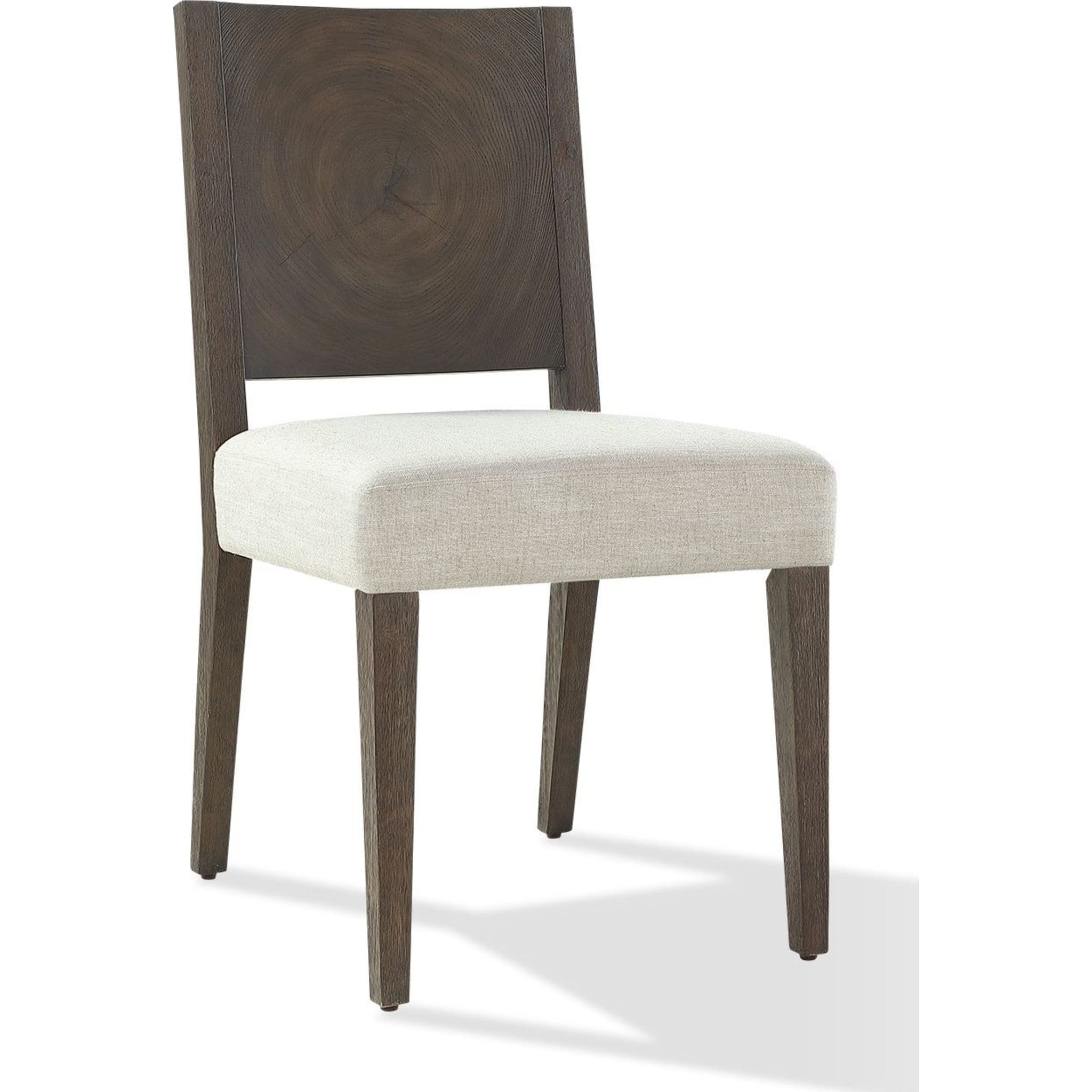 Oakland Wood Side Chair in Brunette - Solid Wood Dining Chair with Comfortable Seat - Perfect for Dining Room, Kitchen, or Office Use
