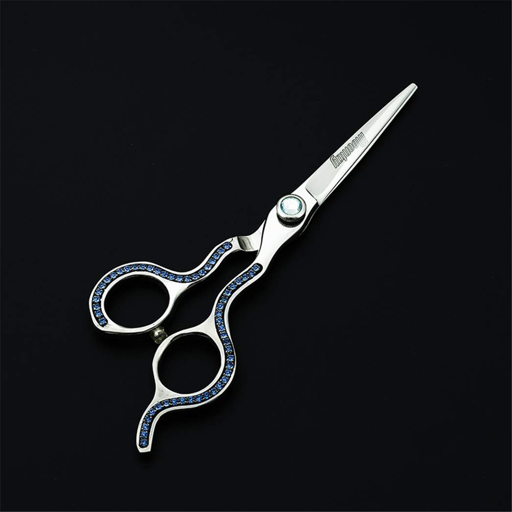 Professional 6.0 Inch Dog & Cat Grooming Scissors Set - 9CR Stainless Steel Hair Cutting Shears Kit with Flat & Thinning Blades for Pet Grooming, Barber & Salon Use | Perfect for Home Pet Care & Professional Styling