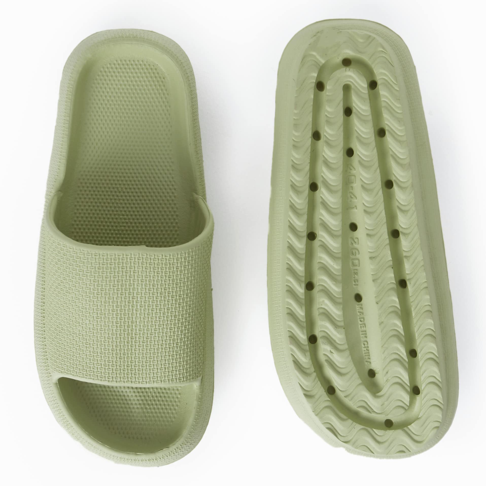 BING RUI CO Cloud Slides for Women & Men - Ultra Soft Pillow Slippers with Non-Slip Sole - Comfortable Bathroom Shower Sandals with Thick Cushioning - Perfect for Home, Spa, Poolside & Beach Wear