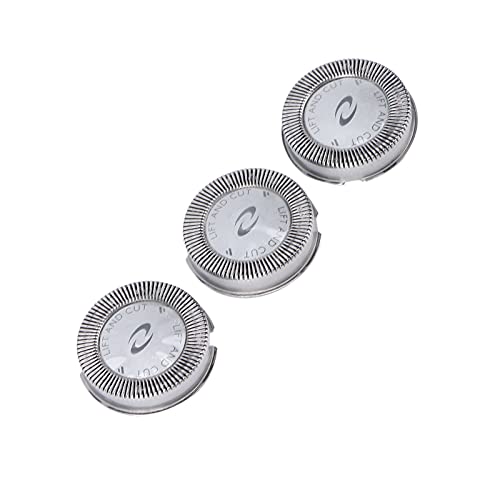Premium Electric Shaver Replacement Head - Double Layer Stainless Steel Blades for Men's Grooming | Home & Travel Shaving Accessories | Perfect for Daily Use, Business Trips & On-the-Go Shaving