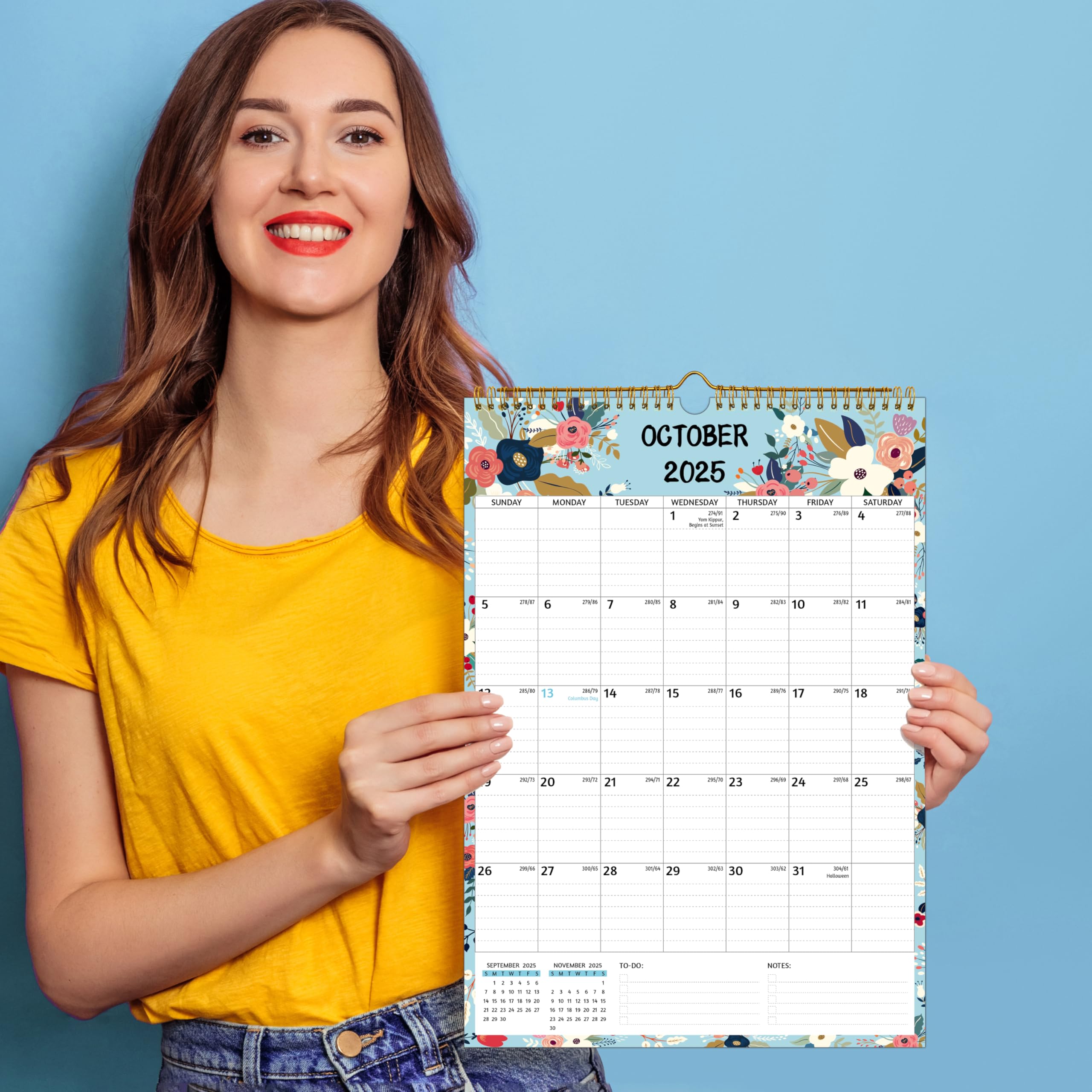 2025-2026 Wall Calendar (April 2025 - September 2026) | 18-Month Large Format 12