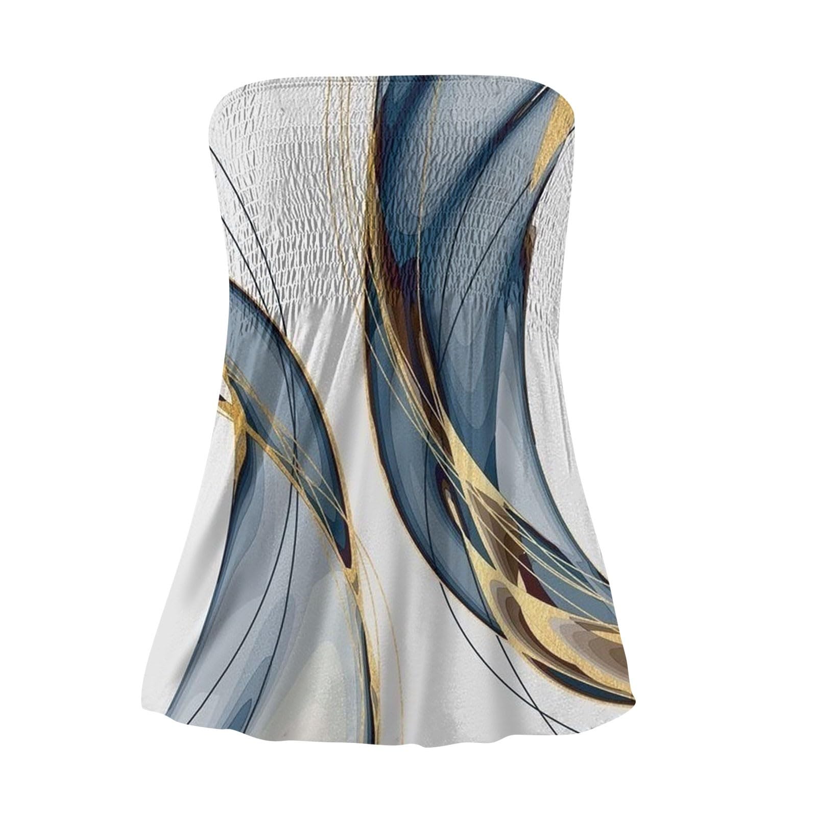Women's One Shoulder Tube Tops - Slim Fit Bandeau Strapless Crop Top, Sexy Sleeveless Summer Tunic | Perfect for Beach, Party & Casual Outfits