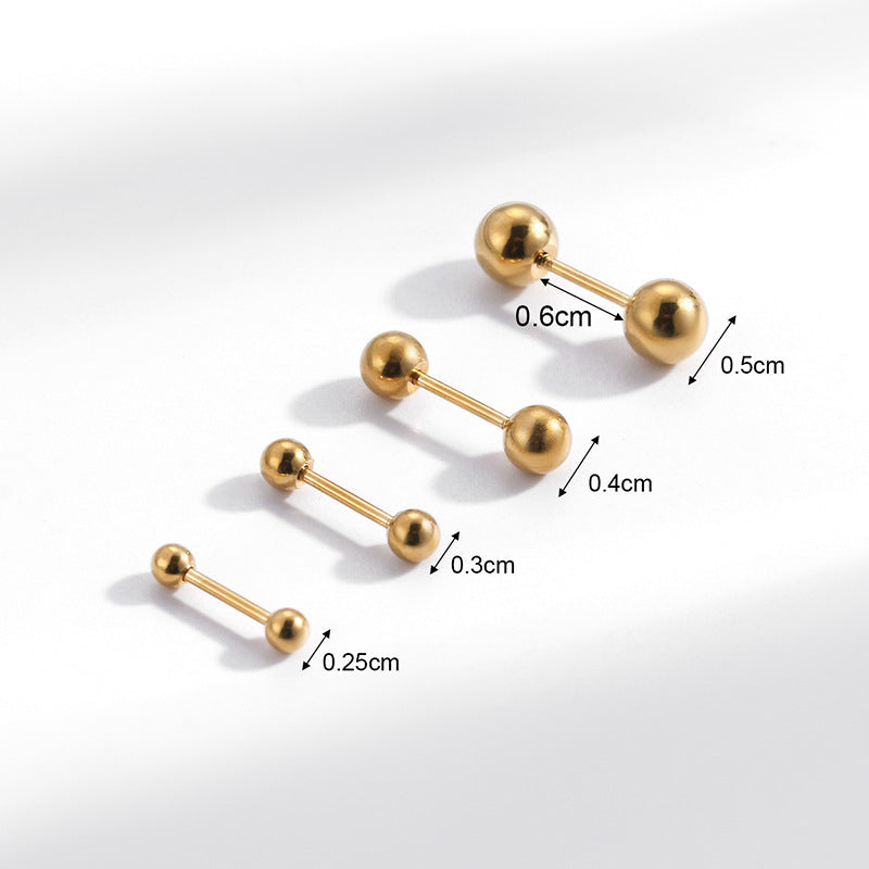 20G Surgical Steel Cartilage Earrings - Sleeper Hoops for Tiny Ear Piercings | Hypoallergenic & Comfortable for Daily Wear | HSPJ386