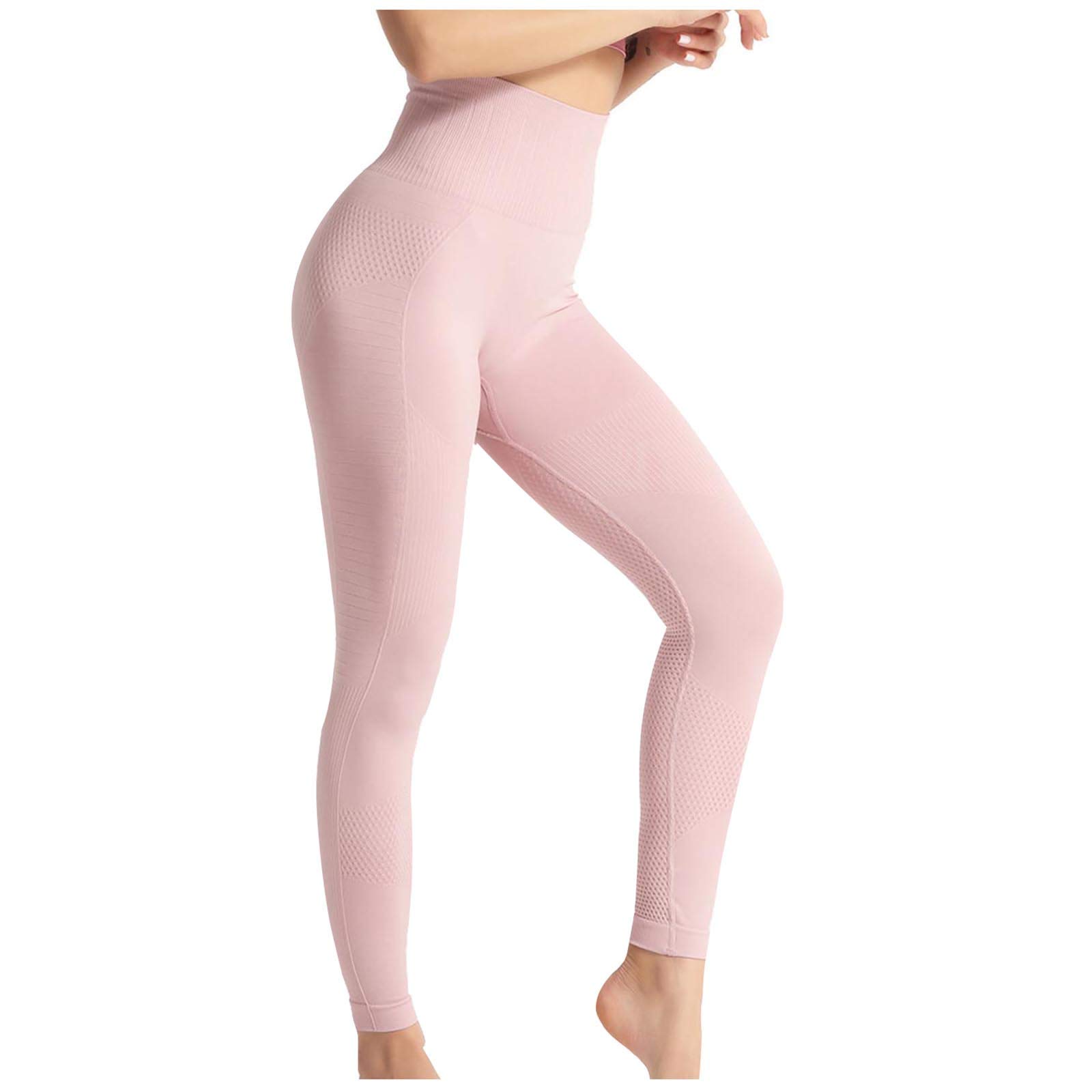 **High Waist Yoga Pants for Women - Mesh Workout Leggings with Hip Lifting Support, Running & Fitness Exercise - Perfect for Yoga, Gym & Active Lifestyle**