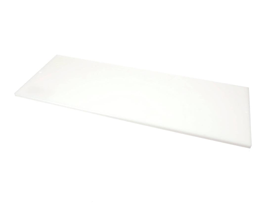 Premium White Plastic Cutting Board - Non-Slip, Dishwasher Safe Kitchen Chopping Board for Meat, Vegetables & Fruits | Ideal for Home Cooking, Meal Prep & Professional Kitchens