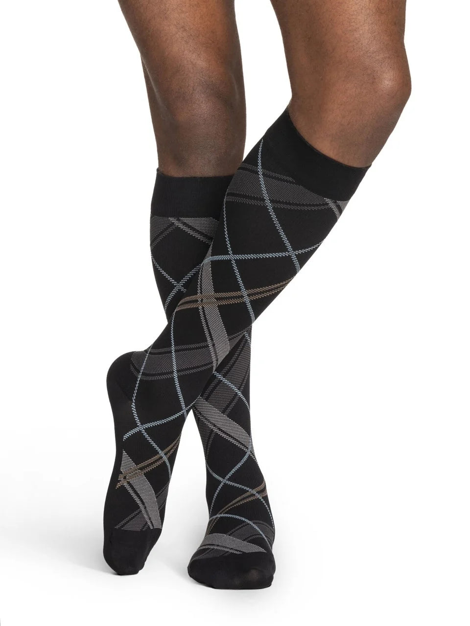 Sigvaris Style Microfiber Compression Socks 20-30mmHg for Men - Medical Grade Calf Support for Running, Travel & Varicose Vein Relief