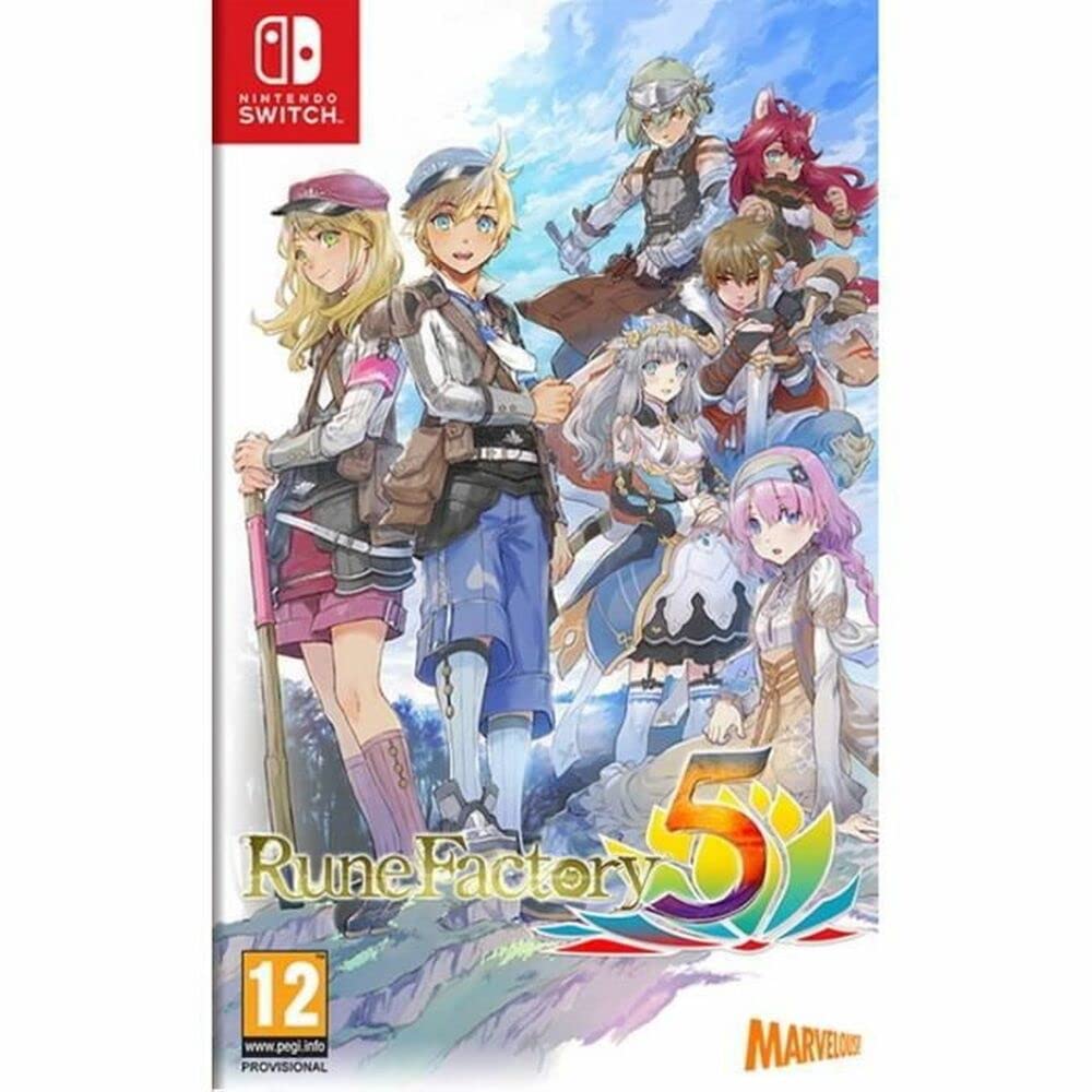 Rune Factory 5 Nintendo Switch 游戏卡带 - 日版中文版 适用于家庭娱乐与角色扮演游戏爱好者