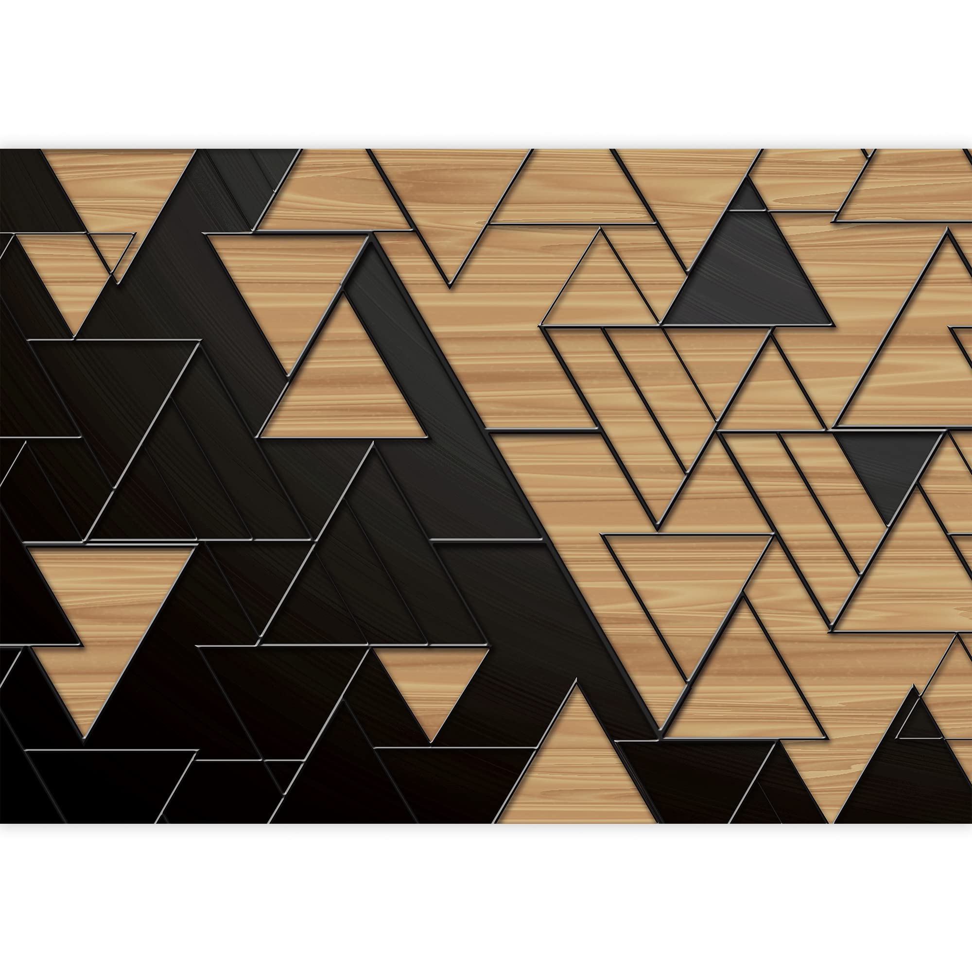 Abstract Geometric Removable Wallpaper - Peel and Stick Wall Mural for Bedroom (100x144 inches) | Self-Adhesive Wall Decal for Home Decor, Living Room & Nursery