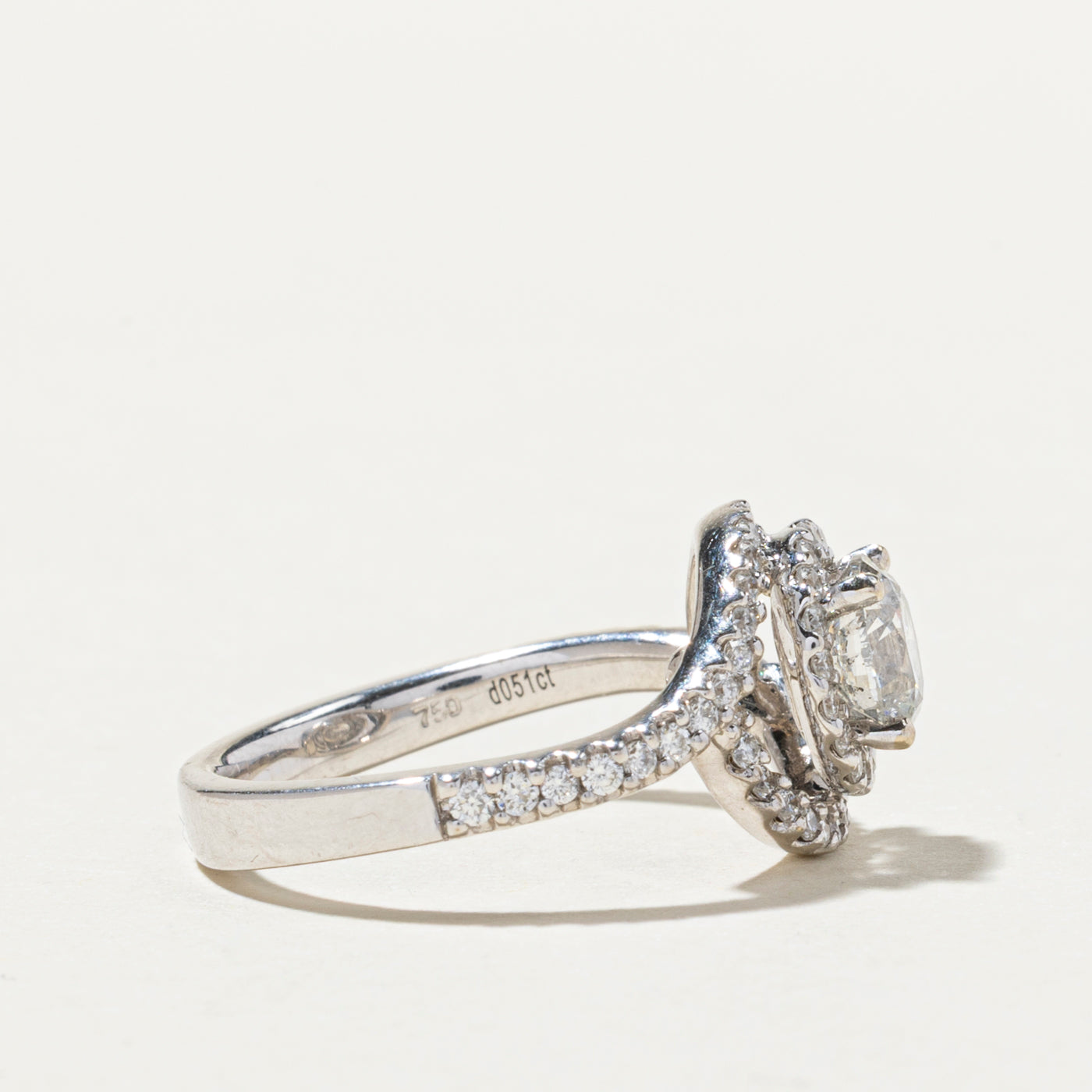 1.51ctw Diamond Double Halo Engagement Ring - Size 5.5 | Premium Wedding Band for Proposals & Anniversaries | Sparkling Bridal Jewelry Gift