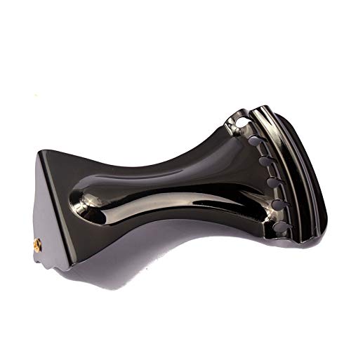 6-String Dobro Tailpiece Replacement - Black Guitar Accessory for Dobro Style Resonator Guitars | Perfect for Blues, Country & Slide Guitar Players