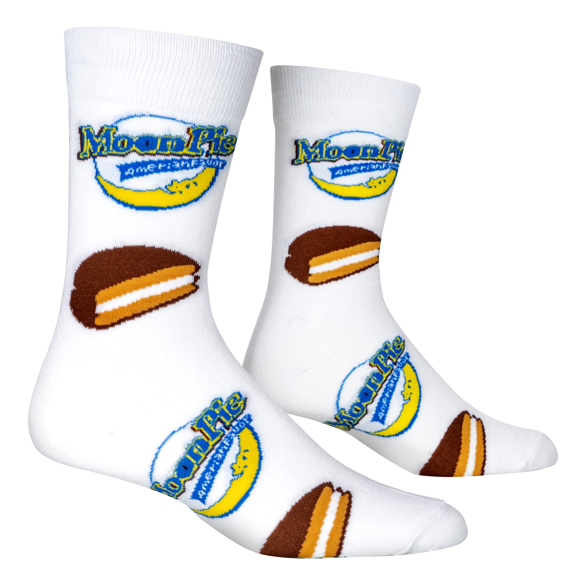 Funny Food & Snacks Themed Crazy Socks - Assorted Prints Crew Socks for Men & Women (Large Size) - Perfect for Gifts, Parties, and Casual Wear