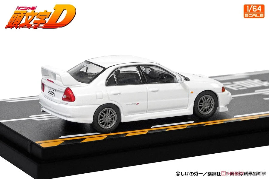 Initial D Anime 1:64 Scale Diecast Car Set - Takeshi Nakazato Skyline GT-R (BNR32) & Seiji Iwaki Lancer Evolution IV - Collectible Model Cars for Anime Fans and Racing Enthusiasts | Perfect for Display, Gifts, and Anime Collections