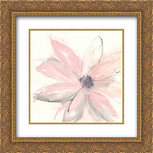 Gold Ornate Wood Frame with Double Matting