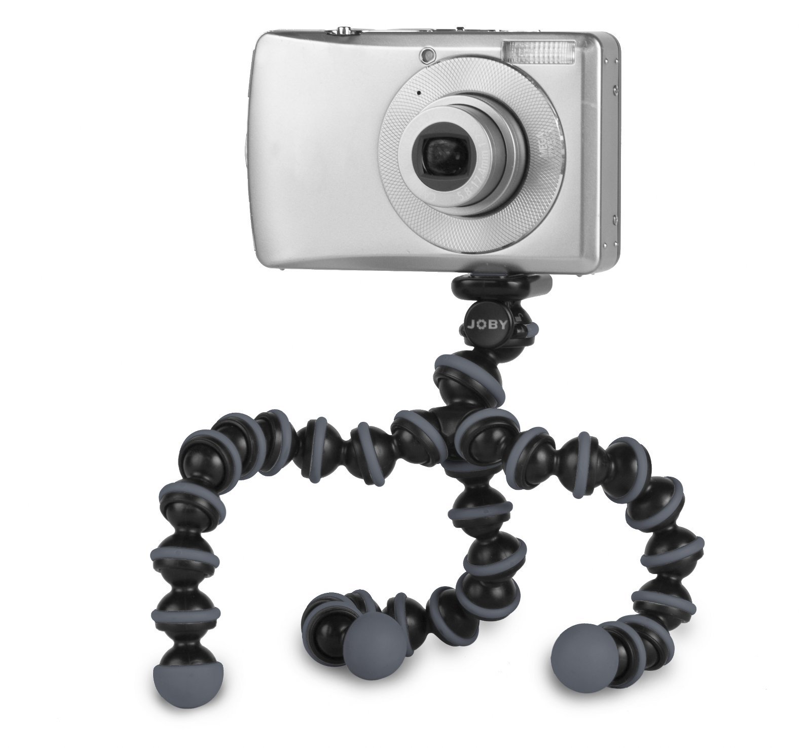 JOBY JB01249-0EN GorillaPod Original Flexible Tripod Stand for Compact Digital Cameras - Portable & Adjustable Camera Mount for Travel, Vlogging & Outdoor Photography (Charcoal)