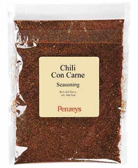 Authentic Chili Con Carne Seasoning Mix by Penzeys Spices - 3.6 oz (3/4 Cup) Spice Blend for Mexican-Style Chili - Perfect for Slow Cooker, Tacos, and Family Dinners