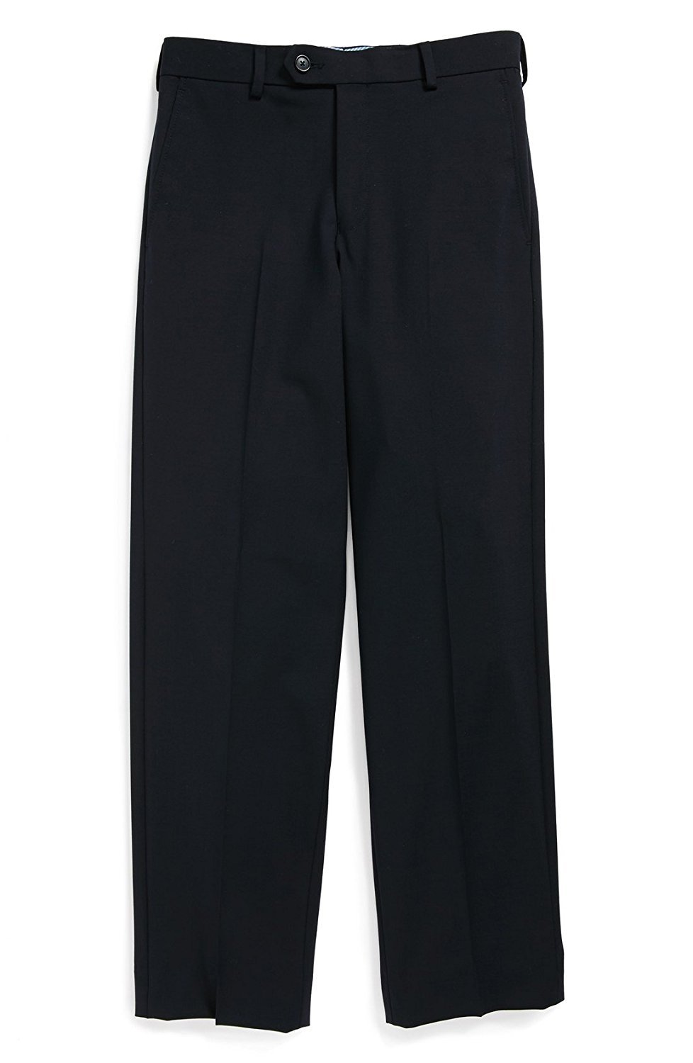 Tallia Boys Wool Blend Flat Front Dress Pants - Slim Fit Formal Pants for School & Special Occasions - Regular & Husky Sizes Available - Perfect for Weddings, Church & Dressy Events