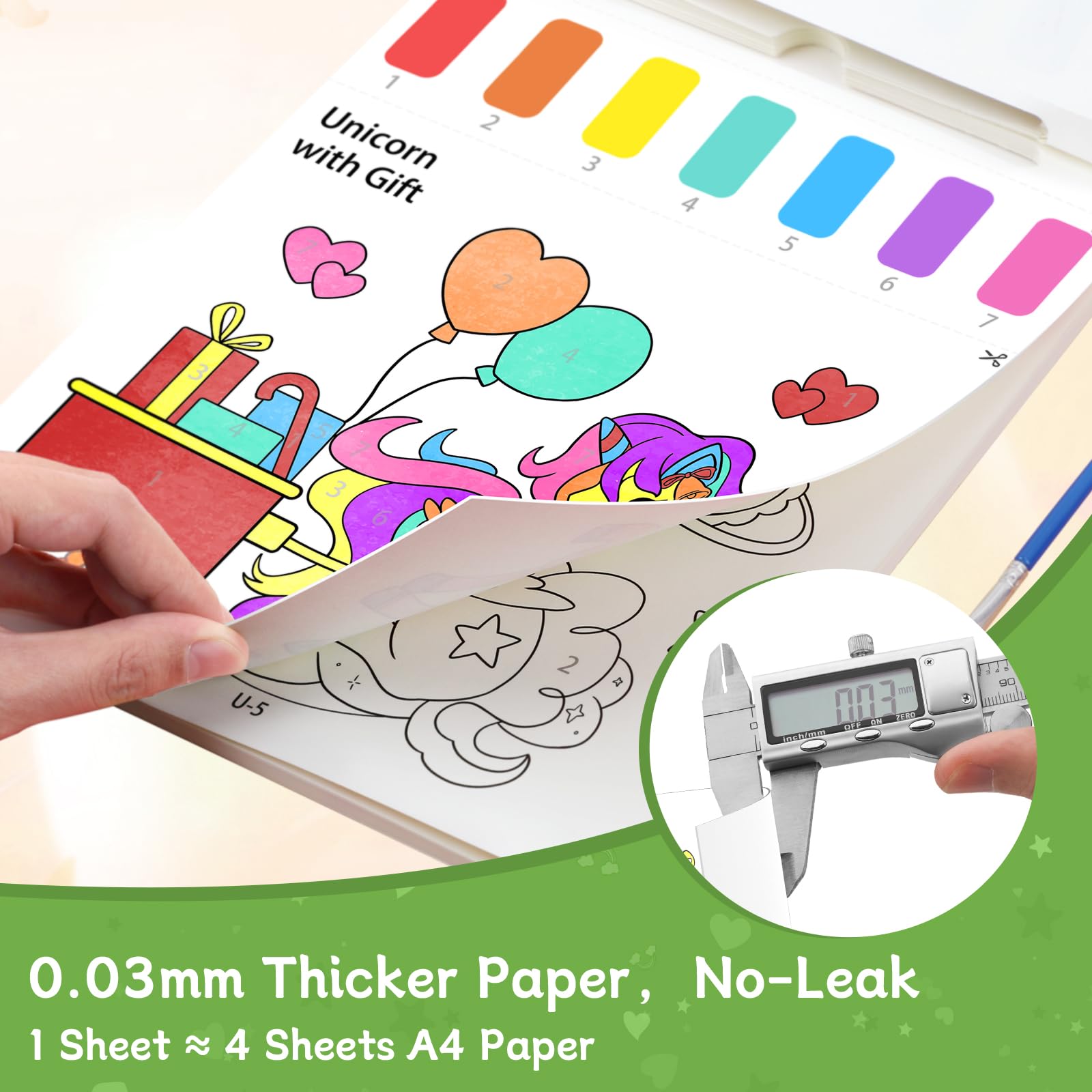 PERRYHOME Mess-Free Water Coloring Books for Kids Ages 3-8, Animal Themed Paint with Water Activity Set - Perfect Birthday & Christmas Gift for Toddler Girls | Creative Indoor Play, Travel & Party Entertainment