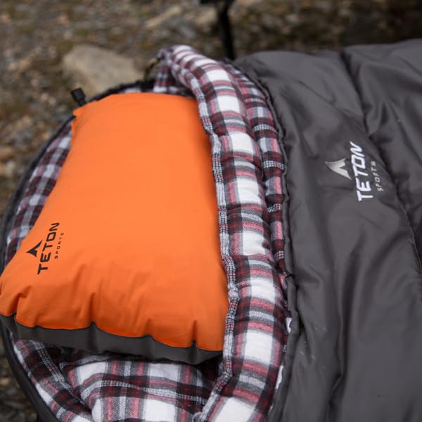 TETON Sports Fahrenheit Sleeping Bag -20°F to 0°F for Cold Weather Camping, Hiking & Backpacking | Family Size Sleeping Bag with Free Compression Sack | Perfect for Winter Camping, Outdoor Adventures & Survival Gear