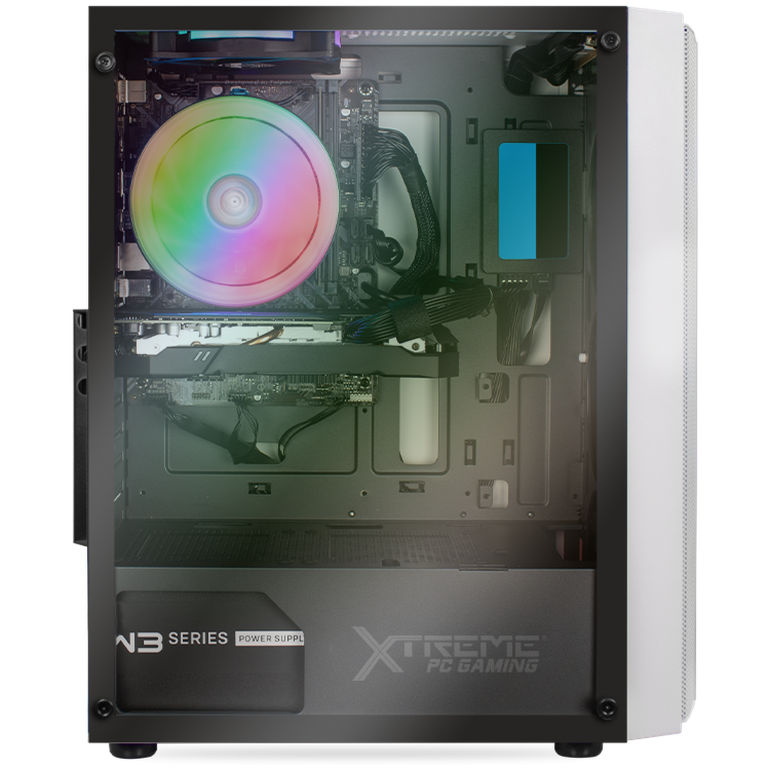 Xtreme Gaming PC - Intel Core i7, NVIDIA GeForce GTX 1660, 16GB RAM, 512GB SSD, RGB Lighting, WiFi - White | Perfect for Esports, Streaming & High-Performance Gaming