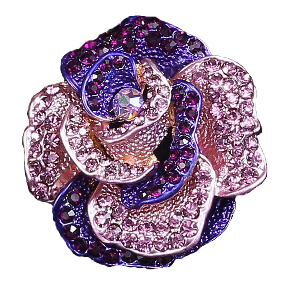 Seven Wolves Rhinestone Brooch Pin for Women - Wedding & Banquet Jewelry