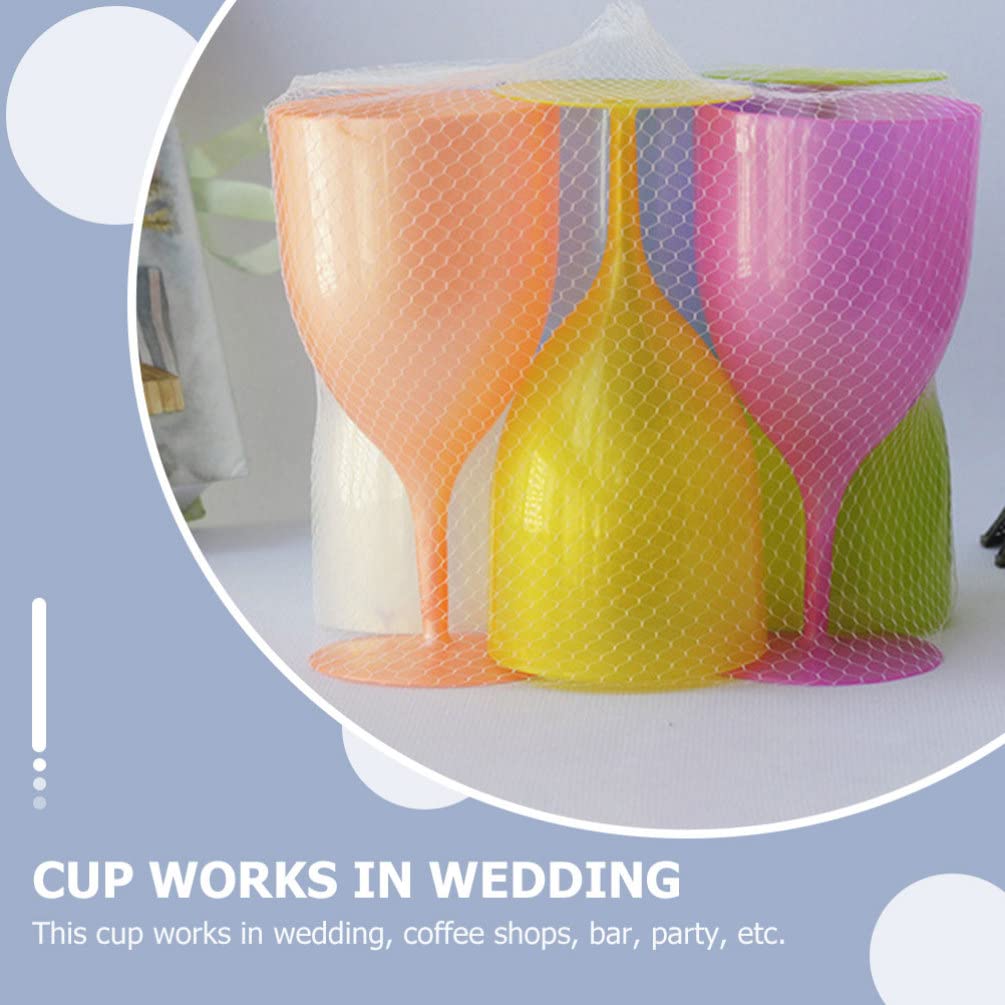 Zerodeko 6-Piece Margarita Glasses Set - Elegant Cocktail & Wine Goblets for Easter Parties, Beverage Cups, Egg Holders - Perfect for Holiday Celebrations, Home Bar Decor, and Festive Gatherings